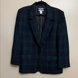 Vintage Pendleton Plaid Blazer